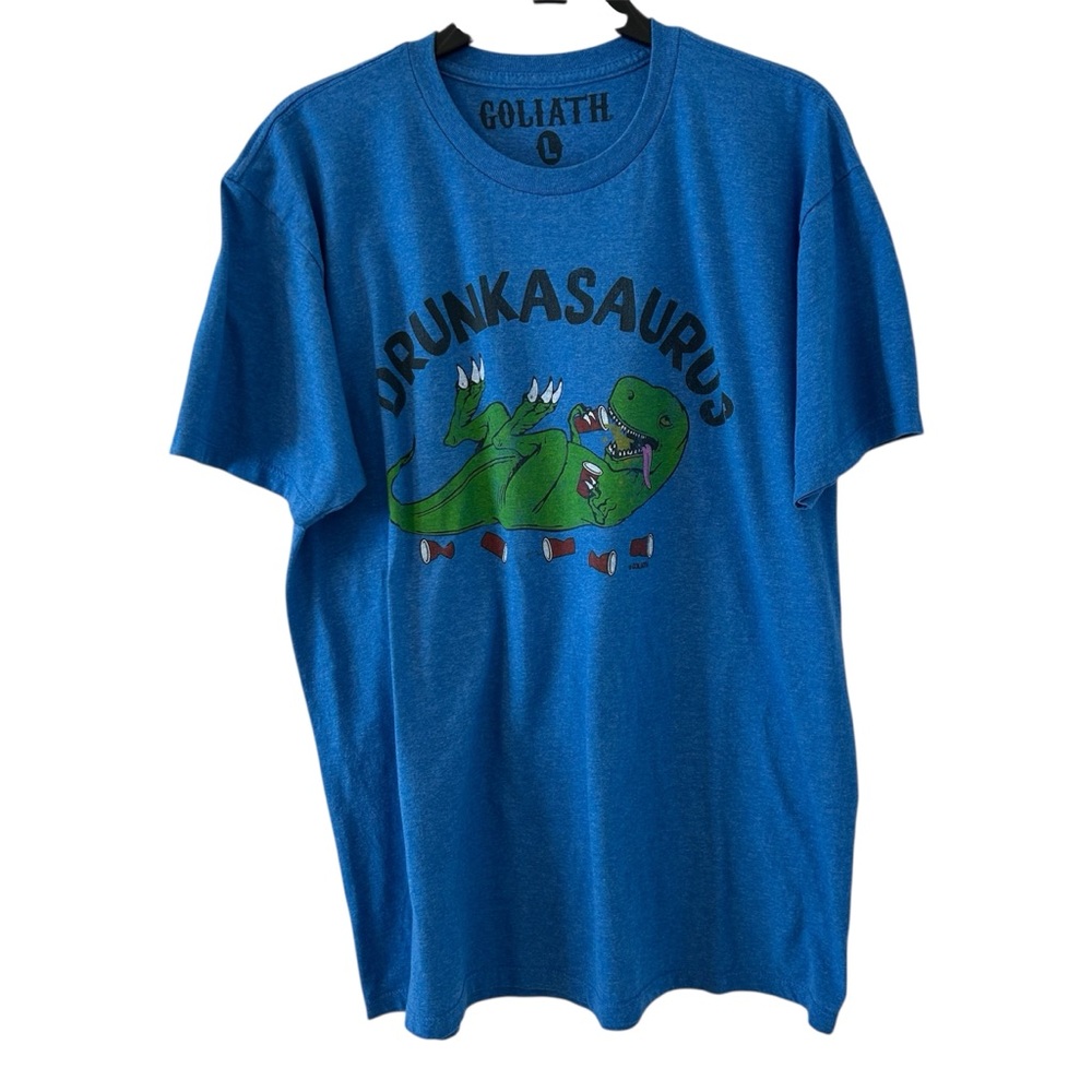 Goliath Blue Drunkasaurus T-Shirt